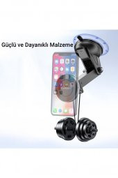 EH211 Vakumlu Ayarlanabilir Vantuzlu Manyetik Mıknatıslı Magsafe Araç İçi Telefon Tutucu - 6
