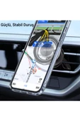 EH213 Izgara Klipsli Manyetik Mıknatıslı Magsafe Araç İçi Telefon Tutucu - 6
