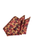 Cengiz İnler Daire Desenli Mendilli Mikrofiber Erkek Kravat thumbnail 2