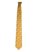 Cengiz İnler Geometrik Desenli Mendilli Mikrofiber Erkek Kravat - 7