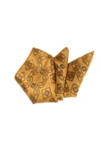 Cengiz İnler Geometrik Desenli Mendilli Mikrofiber Erkek Kravat - 8