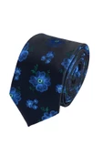 Cengiz İnler Çiçekli Desen Mendilsiz Mikrofiber Erkek Kravat - 3