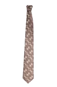 Cengiz İnler Geometrik Desenli Mendilli Mikrofiber Erkek Kravat - 5
