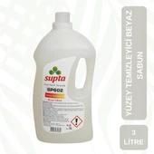 Supta Sıvı Yüzey Temizleyici Beyaz Sabun Kokulu 3 LT - 1