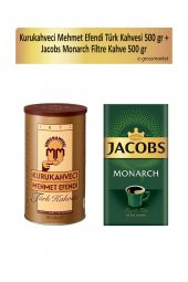 Mehmet Efendi Türk Kahvesi 500 gr + Jacobs Monarch Filtre Kahve 500 gr - 1