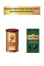 Mehmet Efendi Türk Kahvesi 250 gr + Jacobs Monarch Filtre Kahve 250 gr - 1