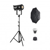 GDX EXC-220C-II Full Set (Gridli 95cm Octagon + 260 cm Kalın Işık Ayağı) - 1