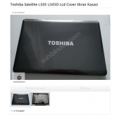 Toshiba Satellite L505 L505D Lcd Cover Ekran Kasası - 1
