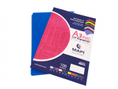 MAPİ A3 PVC OPAK CİLT KAPAK 160 MİC. MAVİ    100 LÜ - 1