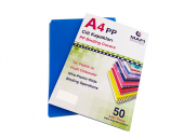 MAPİ A4 PP RENKLİ KAPAK 600 MİC. MAVİ   50 Lİ - 1