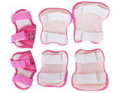TEX ÇOCUK DİZLİK DİRSEKLİK SET   - PEMBE-BEYAZ - 3
