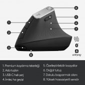 Logitech MX Vertical Advanced Ergonomic Ergo Mouse - 7