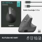 Logitech MX Vertical Advanced Ergonomic Ergo Mouse - 10