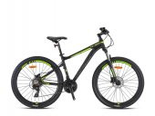 29J KRON XC 100 HD DAĞ BİSİKLETİ - MAT SİYAH GRİ NEON SARI - 51 KADRO - 1