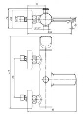 ECA Myra Banyo Bataryası Mat Beyaz Renkli 102102470C4 - 1
