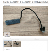 Grundig Gnb 1587 B1 i5 Gnb 1567 B1 i3 Hdd Bağlanti Soketi - 1
