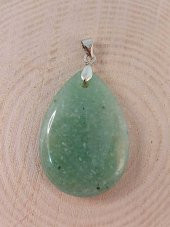Aventurin Taşı Büyük Boy Damla Şekilli Kolye Ucu (42620) thumbnail 2