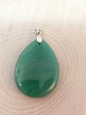 Aventurin Taşı Büyük Boy Damla Şekilli Kolye Ucu (42620) thumbnail 3