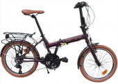20J CARRARO FLEXI 121 21V VB KATLANIR BİSİKLET - MAT VİOLA BAKIR - 1