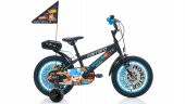 16J CARRARO MONSTER ÇOCUK BİSİKLETİ  - SİYAH-GRİ-MAVİ - 1