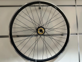 TAIWAN 28 Double Örülü Ön Jant, V-Fren, Shimano Dinamolu Göbek - Siyah - 1