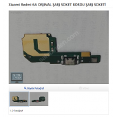 Xiaomi Redmi 6A ORJINAL ŞARJ SOKET BORDU ŞARJ SOKETİ - 1