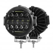 Offroad Angel Adaptif 15 led 96w Çalışma Lambası Yuvarlak Sis - 2