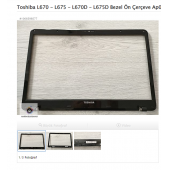 Toshiba L670 L675 L670D L675D Bezel Ön Çerçeve Ap0Ck000100 - 1