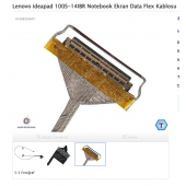 Lenovo ideapad 100S-14IBR Notebook Ekran Data Flex Kablosu - 3