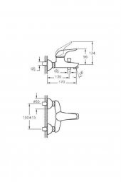 Ares Banyo Bataryası Armatürü A41617 - 2