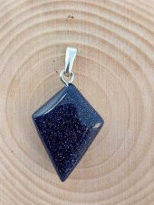 Lacivert Yıldız Taşı Ok Ucu Şekilli Kolye Ucu (42655) thumbnail 3