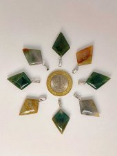 Hin Akik Taşı Ok Ucu Şekilli Kolye Ucu (42675) thumbnail 2