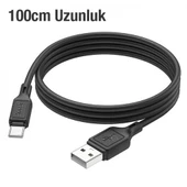 Coofbe Hc Seri Super Şarj Silikon Kopmaz 1Mt Usb To Type-C Şarj Kablosu Veri Aktarım Kablosu - 4