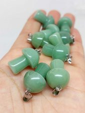 Aventurin Taşı Mantar Şekilli Kolye Ucu (42705) thumbnail 1