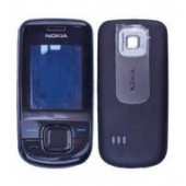 Nokia 3600S Kapak Nokia 3600 Slide Uyumlu siyah Renk Ön Kapak Arka Kapak Tuş Takımı - 1