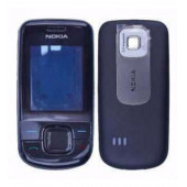Nokia 3600S Kapak Nokia 3600 Slide Uyumlu siyah Renk Ön Kapak Arka Kapak Tuş Takımı - 2