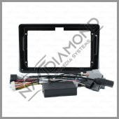 NAVIDIAMOND HONDA JAZZ 2020-2023 ANDROİD TEYP ÇERÇEVE (9 INCH) - SOKET - 1