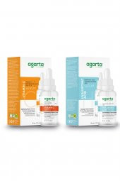 Cilt Aydınlatmaya Yardımcı Yoğun Nemlendiricili Bakım Seti(Vitamin C Serum+Hyaluronic Acid Serum) - 2