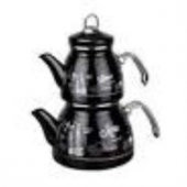 Tantitoni Love  Menu Emaye Demlikli Çaydanlık Takımı 980ML/2200ML - 1
