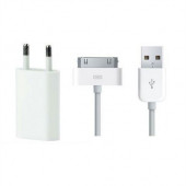 iPhone Uyumlu 3 4 4s Şarj Cihazı ve kablo - 1
