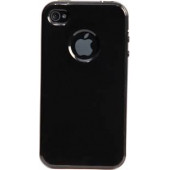 Iphone 4 4s siyah arka kapak 2 adet - 1