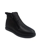 Ay Ayakkabım AKM-038 Kadın Siyah (36-41) Deri Bot thumbnail 3