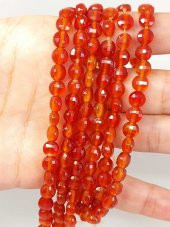 Akik Taşı YASSI Faset Kesim 6x4mm (Sabit Klipsli) (42805) thumbnail 4