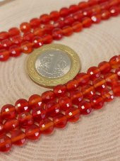 Akik Taşı YASSI Faset Kesim 6x4mm (Sabit Klipsli) (42805) thumbnail 5