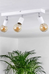 LİMAX 3LÜ SPOT IŞIK - Beyaz - Beyaz  - Oturma Odası - Salon - Mutfak - Ofis - Mutfak - Hol thumbnail 1