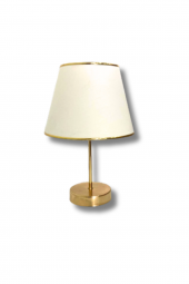 MALTAA PREMİUM TEKLİ ABAJUR - Beyaz - Gold  - Oturma Odası - Salon - Mutfak - Ofis - Mutfak - Hol thumbnail 1