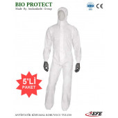 BİO PROTECT ANTİSATİK KİMYASAL BOYACI TULUMU 5'Lİ PAKET Standart Beden - 1