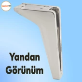 Penta 6'lı Set Mobilya Tv Ünitesi Konsol Koltuk Kanepe Destek Ayağı 18 Cm Krom Ayakları M8 Civatalı thumbnail 4