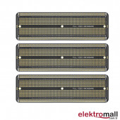 5.2X17.2 CM SİYAH BREADBOARD TİP ÇİFT TARAFLI DELİKLİ PERTİNAKS PLAKET - 1