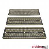 5.2X17.2 CM SİYAH BREADBOARD TİP ÇİFT TARAFLI DELİKLİ PERTİNAKS PLAKET - 2